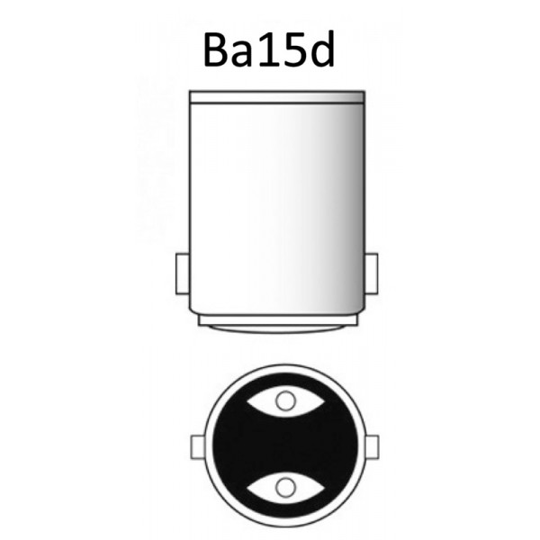 Lampadina a baionetta per macchina da cucire BA15D 15W compatibile